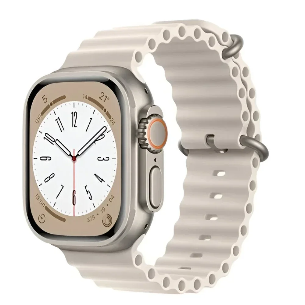 Apple Watch Band Silicone Waterproof Sport Ocean Strap for Apple Watch - Star